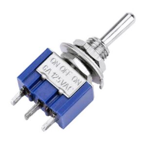 INTERRUPTOR DE PALANCA 3 PINES ON-OFF-ON 6A 125VAC