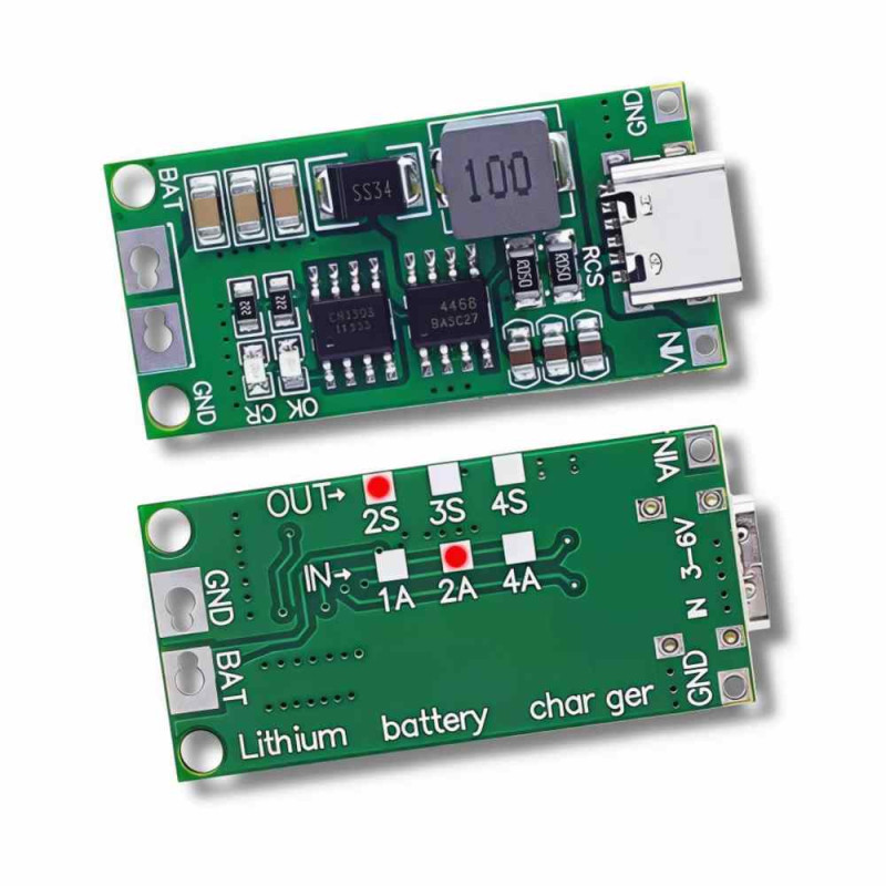 MÓDULO DE CARGA 8.4V 2A TIPO C (2S) - Imagen 2