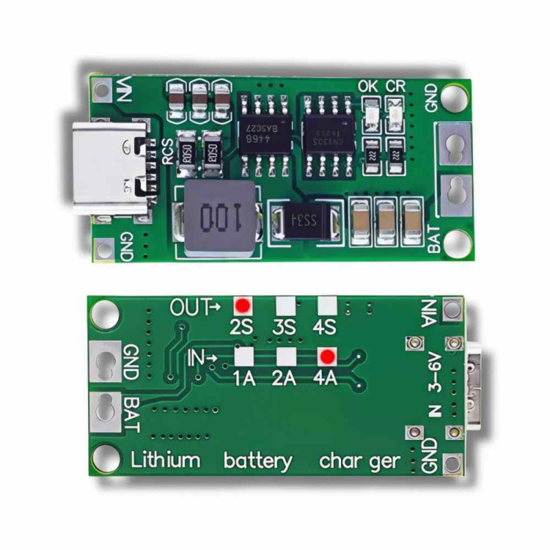 MÓDULO DE CARGA 8.4V 4A TIPO C (2S) - Imagen 2