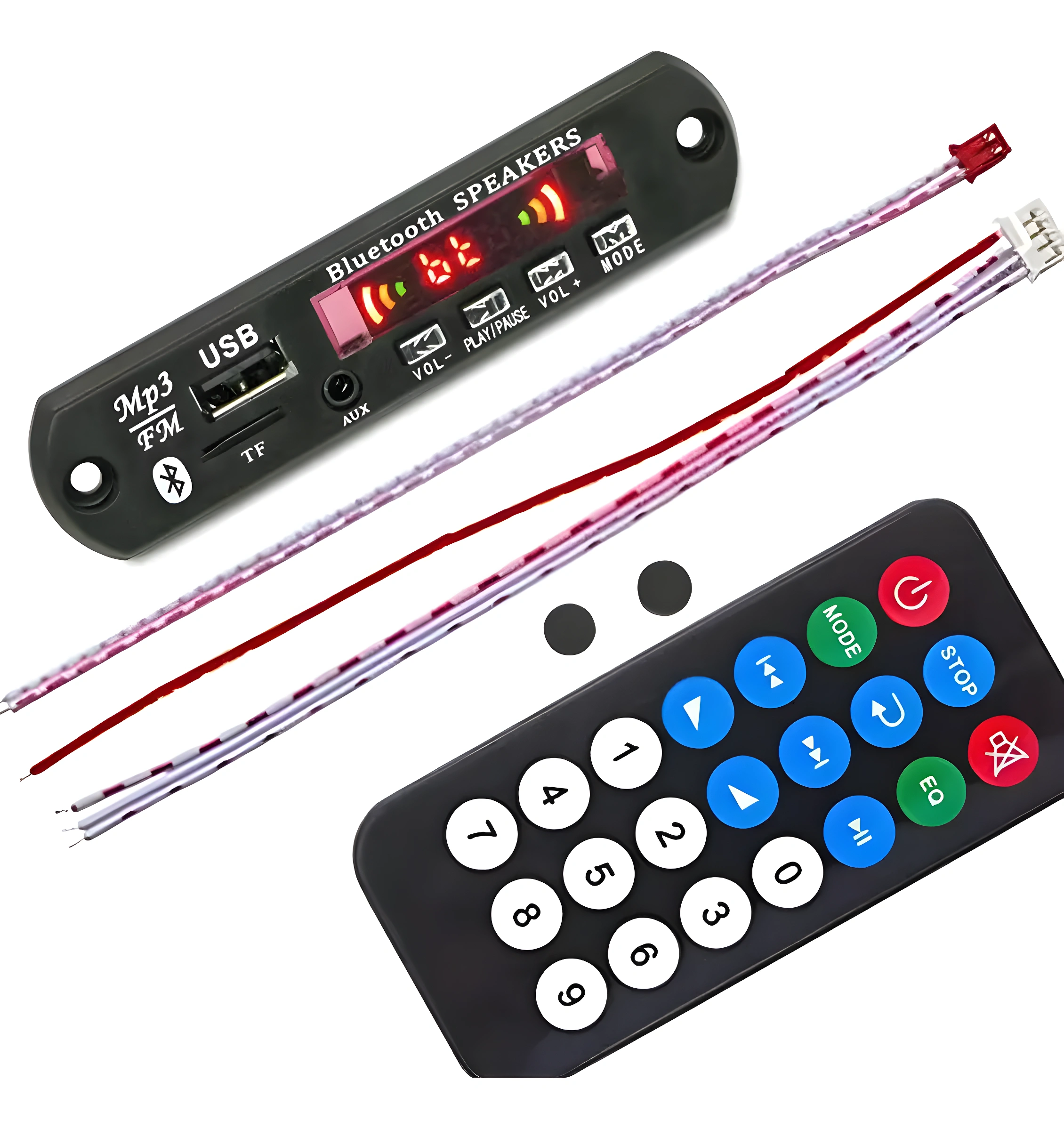 MÓDULO REPRODUCTOR BLUETOOTH USB TF FM 12V