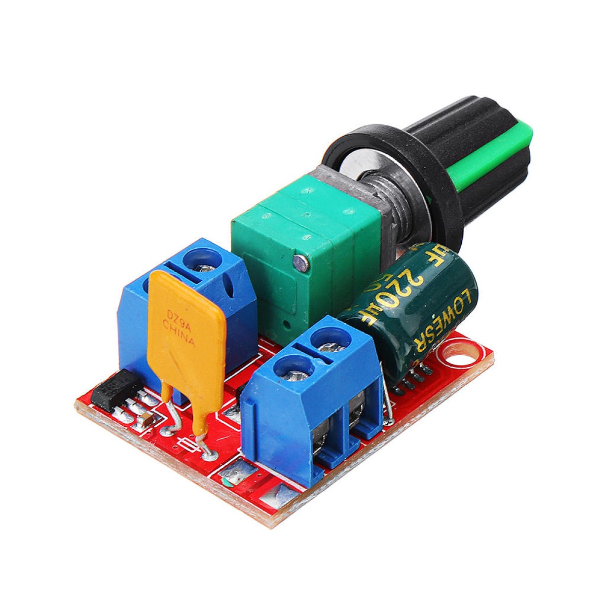 MÓDULO CONTROLADOR PWM MOTOR DC 3V–35V 2A