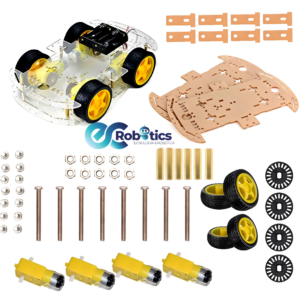 KIT CARRO ROBÓTICO 4WD CUATRO RUEDAS