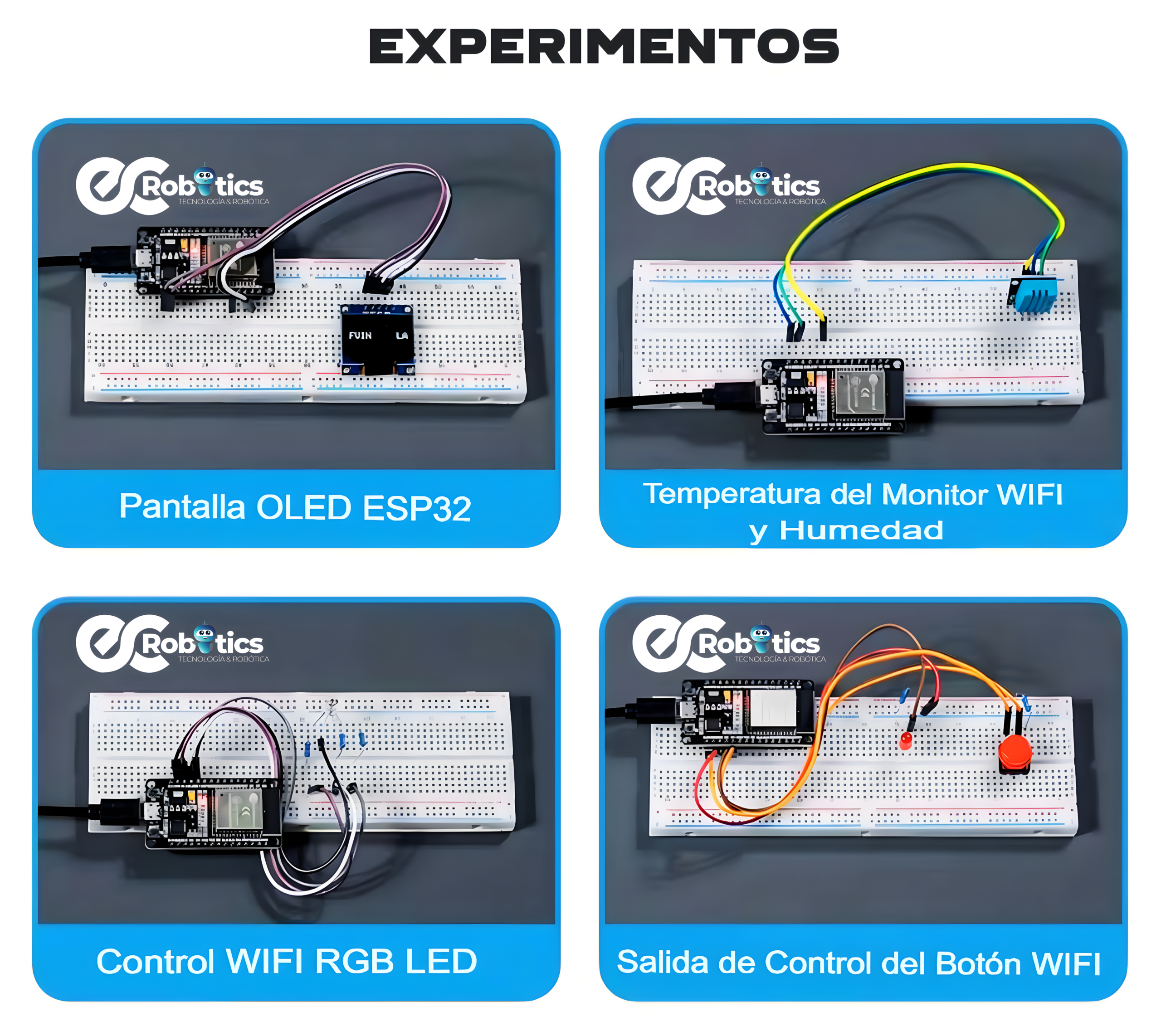 KIT ESP32 STARTER WIFI + BLUETOOTH - Imagen 4