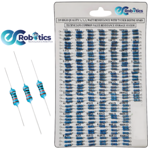 KIT DE RESISTENCIAS 219 PCS 1/2W (PRECISION)