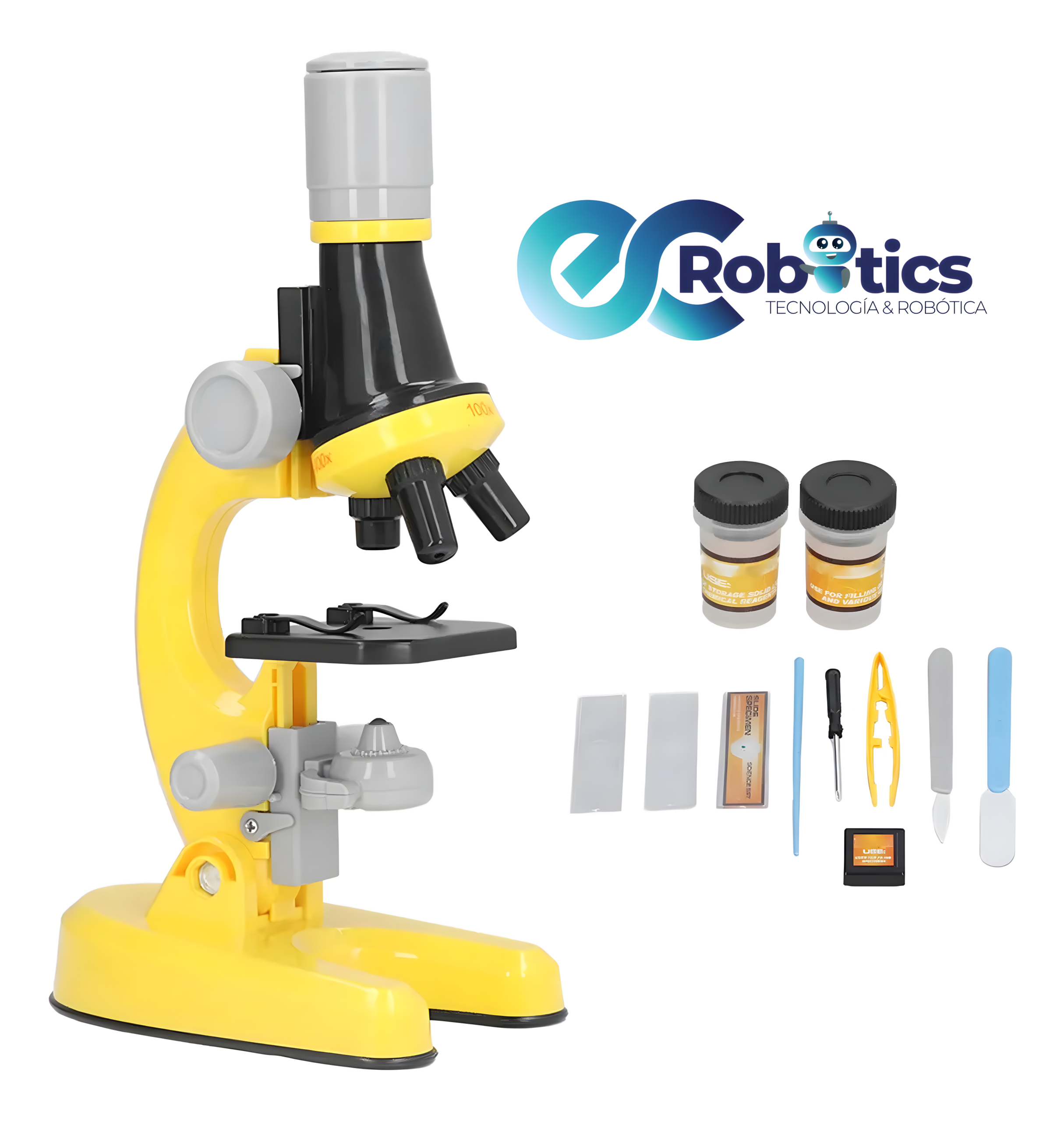 MICROSCOPIO BIOLÓGICO MONOCULAR 40X–1200X 1012A-1
